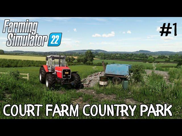 New Equipment | Wheat Harvest | Grass Form | Court Farm Country Park | #1 #fs22 #farmingsimulator22