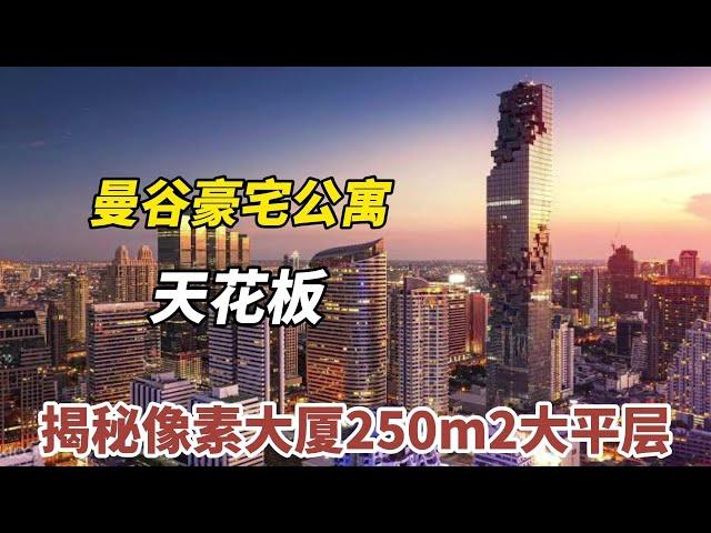 【150期】揭秘！曼谷豪宅公寓天花板"像素大厦"价值500万美元,250平米大平层,67万泰铢/平米，意大利设计师手工定制豪宅