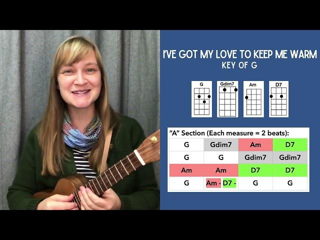 I've Got My Love to Keep Me Warm | #UkuleleTutorial with @AveryHill | #UkuleleHolidays