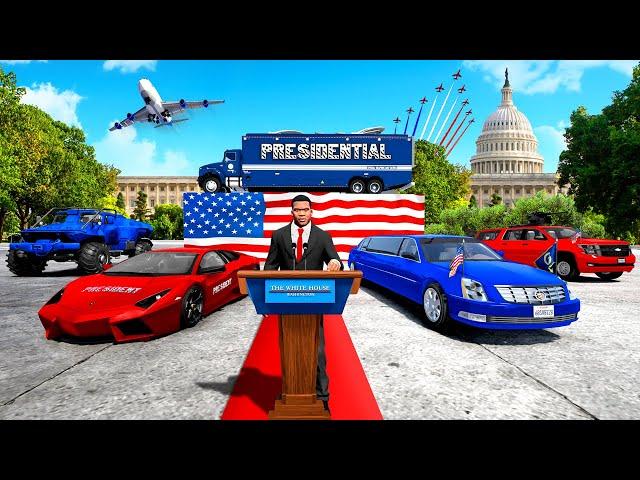 Collecting THE PRESIDENT'S CARS in GTA 5!