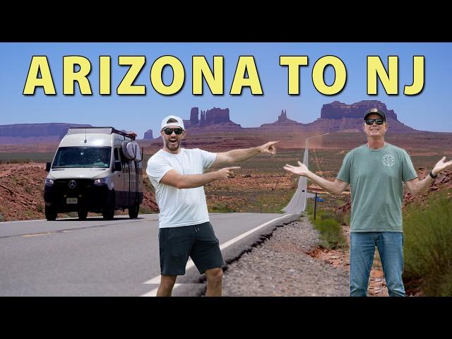 7 Day MUST SEE Road Trip - Arizona To New Jersey With My Dad