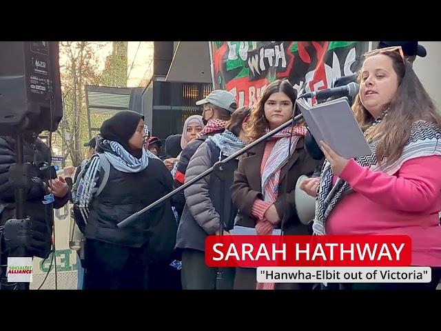 Sarah Hathway: Defund war and refund communities