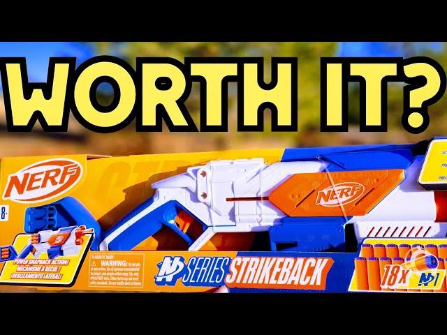 NERF N-Series StrikeBack | Pump Action Blaster | Full Review