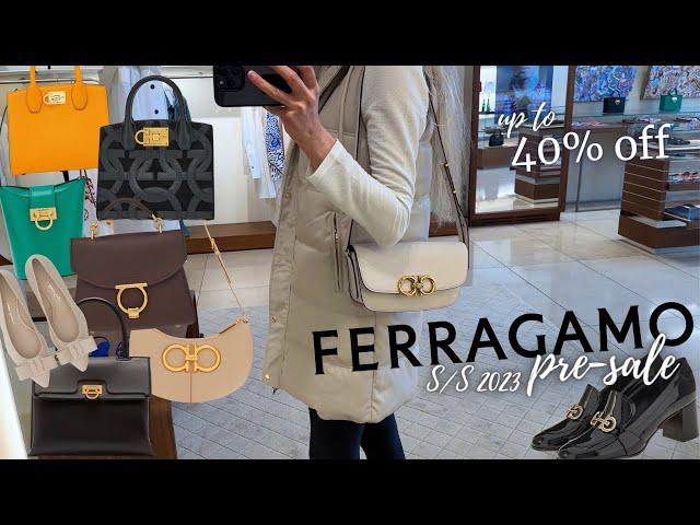 COME TO THE FERRAGAMO PRIVATE SALE WITH ME - Ferragamo sale vlog shopping vlog | Lesley Adina