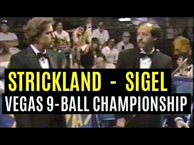 STRICKLAND age 27 vs SIGEL age 34. World title final