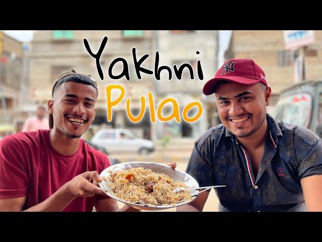 Yakhni Pulao In Baldia Town  || Karachi Ki Biryani