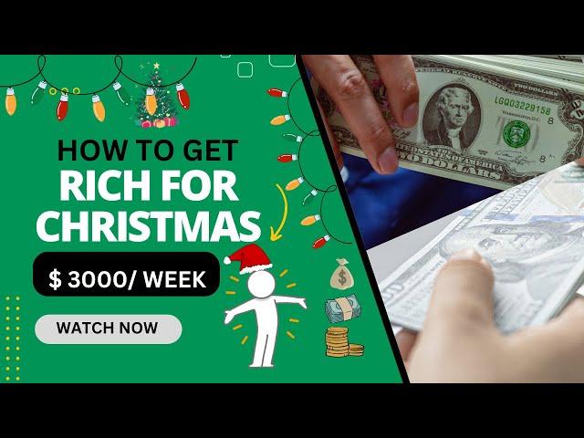 WANT SOME CASH BEFORE CHRISTMAS? CHECK THIS OUT