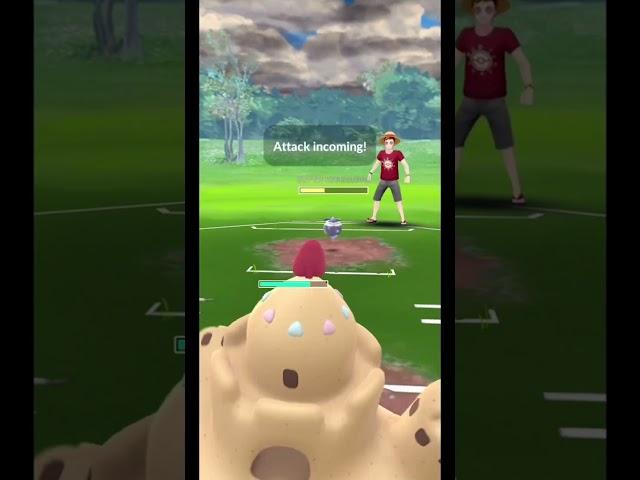 PALLOSAND SWEEPS UP A TEAM IN THE HALLOWEEN CUP | POKEMON GO BATTLE LEAGUE #shorts #pokemon