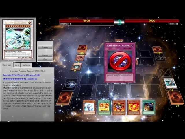 Laval Quasar Dragon vs Elemental Dragons- YGO DevPro (March 2013 Ban list)