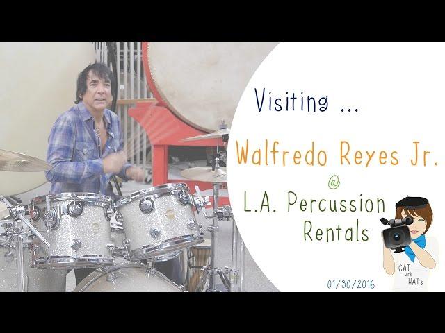 Visiting Walfredo Reyes Jr. at L.A. Percussion Rentals