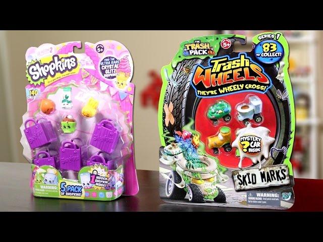 Series 2 SHOPKINS & Series 1 TRASH PACK!