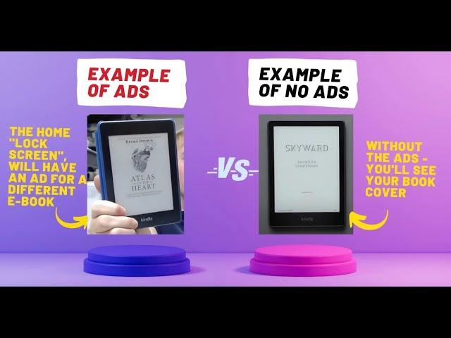 Kindle Ads vs NO Ads – Is it worth saving $25? (Ad Examples included)