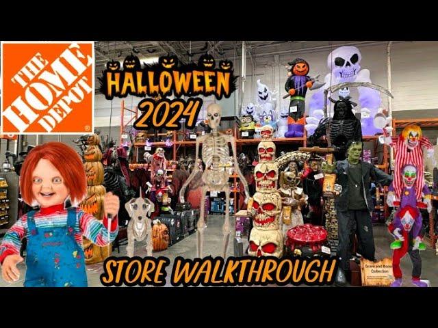 Home Depot NEW Halloween Decor 2024 Full Store Walkthrough (Awesome New items)