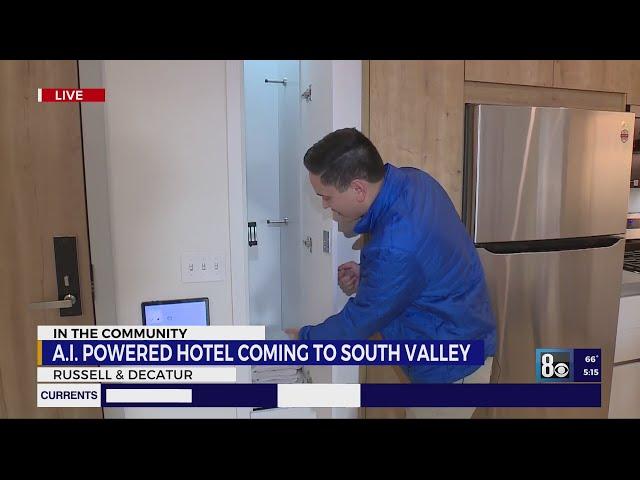 An inside look at Las Vegas valley’s first AI-powered hotel