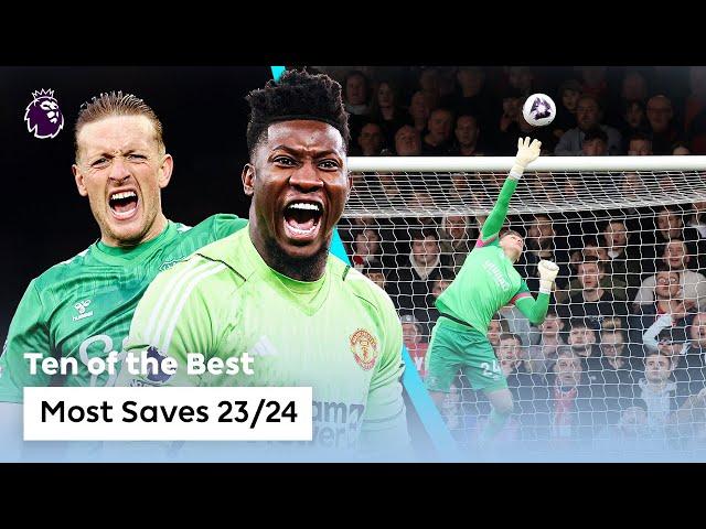 Goalkeepers With MOST Premier League Saves 23/24