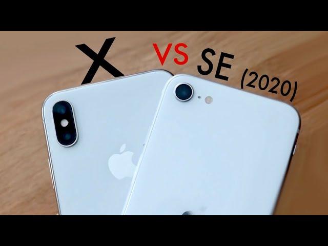 iPhone SE 2020 Vs iPhone X CAMERA TEST! (Photo / Video Comparison)