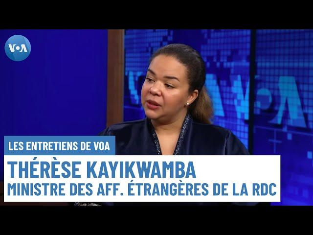 La cheffe de la diplomatie congolaise se prononce sur le processus de paix dans l'est de la RDC