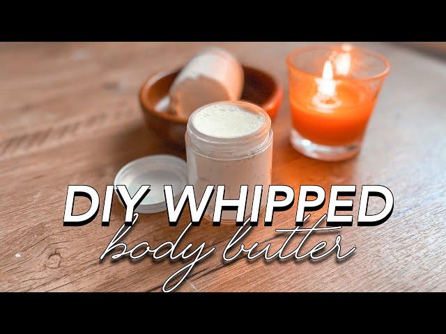 DIY WHIPPED SHEA BUTTER FOR NATURAL HAIR AND SKIN, how to make whipped shea butter for skin