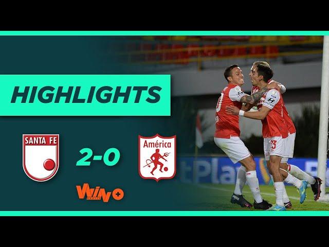 Santa Fe vs América (Goles y Highlights) Liga BetPlay Dimayor 2020 | Final Vuelta