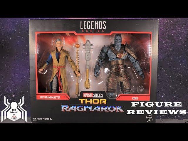 Marvel Legends 80th Anniversary THE GRANDMASTER & KORG Thor Ragarok 2 Pack Figure Review