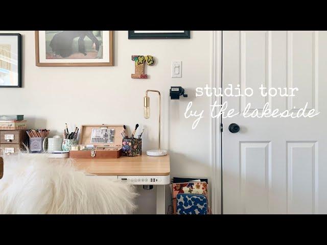 by the lakeside :: studio tour :: sewing, art and craft room