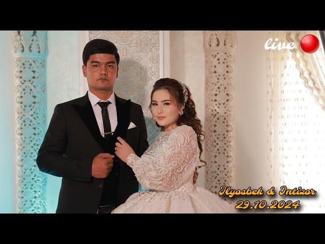 ( Ilyosbek & Intizor ) 29.10.2024 Javoxir To'yxona Bonu Studio Wedding Day Live..