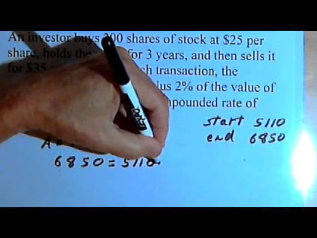 Finding the Yield on an Investment 141-30.b