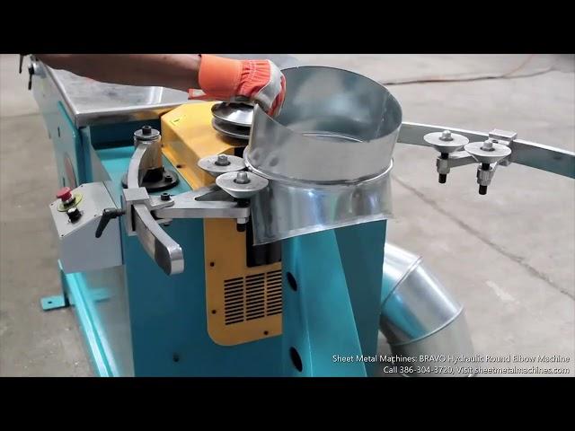 Sheet Metal Machines: BRAVO Hydraulic Round Elbow Machine