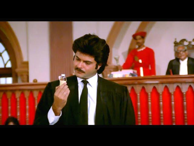 Daleel Juthi Saabit Karne Ke Liye Bhari Adalat Main Zeher Pi Liya | Anil Kapoor Blockbuster Scene