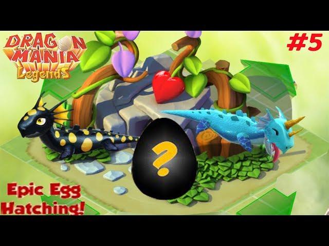 Epic Egg Hatching! Salamander dragon + Water Dragon | Dragon Mania Legends #5