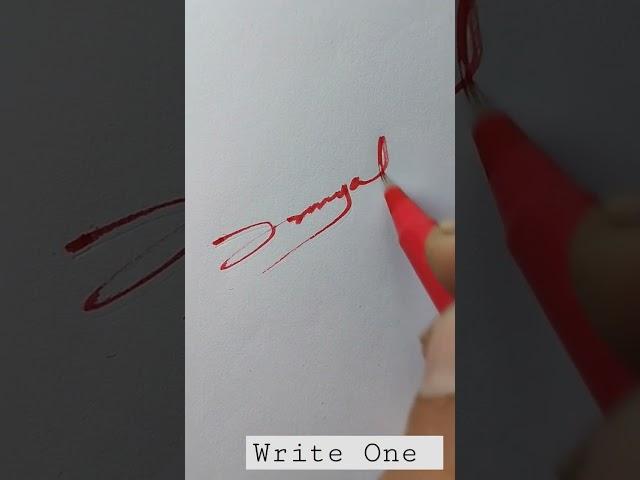 Signature your Name || #pranjal || Signature Tips and Autograph Tips #shorts