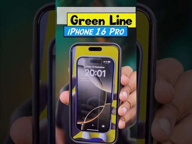 iPhone 16 Pro Green Line 🟢 Issue #shorts #iphone16pro