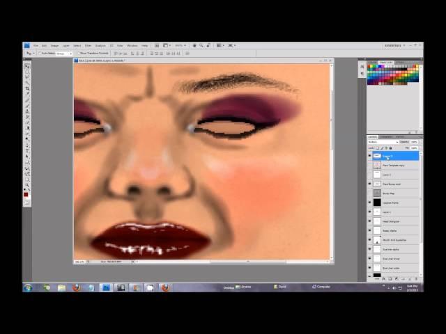 How to make Second Life Skin with Photoshop By Quark Yifu