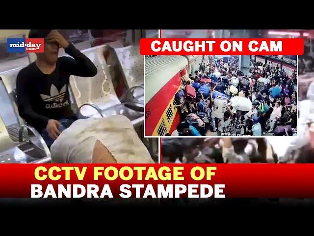 Caught on Cam: CCTV footage of the actual Bandra stampede incident, horrifying visuals