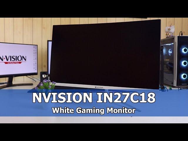 White Gaming Monitor? - NVISION IN27C18 Gaming Monitor Review