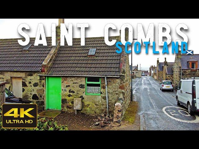 Saint Combs Village Walk, Scotland Countryside 4K