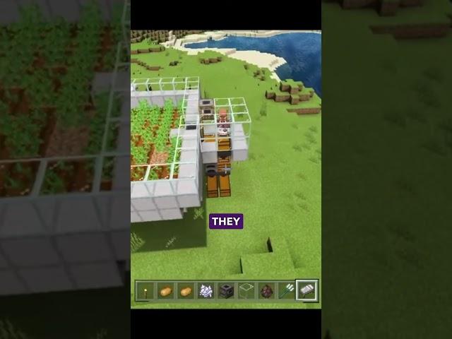 Auto crop farm in Minecraft!