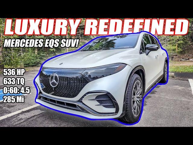 The NEW Mercedes EQS SUV is the MOST LUXURIOUS ELECTRIC CROSSOVER you can BUY!