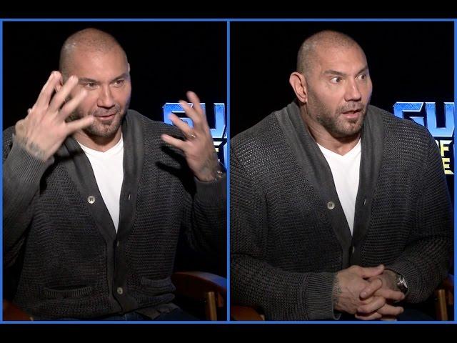 Dave Bautista on being socially awkward, shy and his crazy makeup removal technique