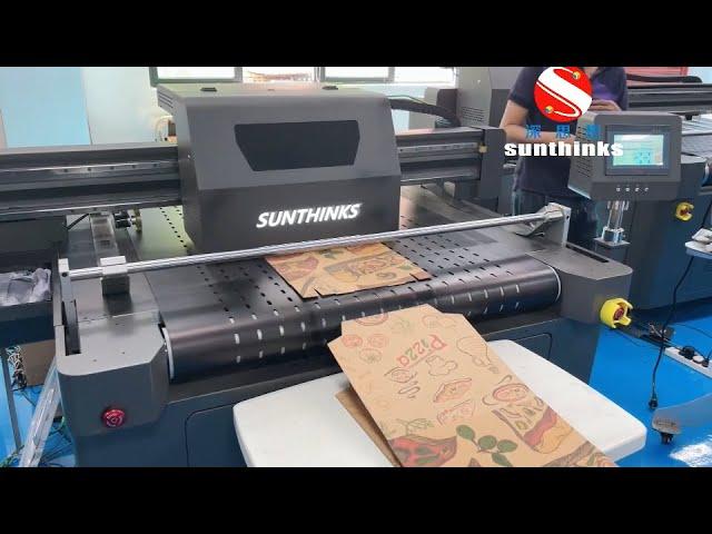 4 color Pizza box printing machine, corrugated board packaging machinery