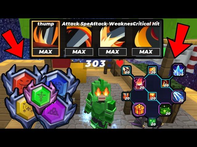 ️ MAX Talents + MAX Enchant + MAX Runes Power = 1 HIT!?!  (Blockman GO : BedWars)