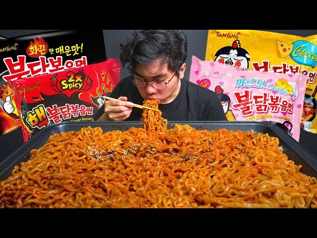 EXTREME! CAMPUR 4 JENIS SAMYANG SEKALIGUS!! PERUT PANASS!