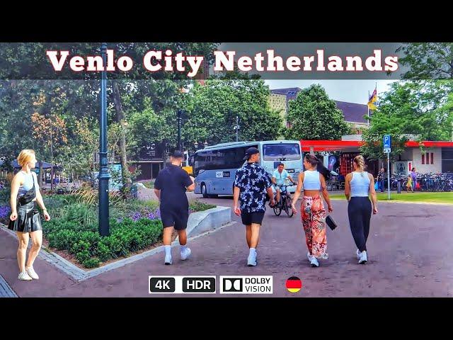 Venlo Netherlands,  Walking tour in Venlo City 4k 60fps