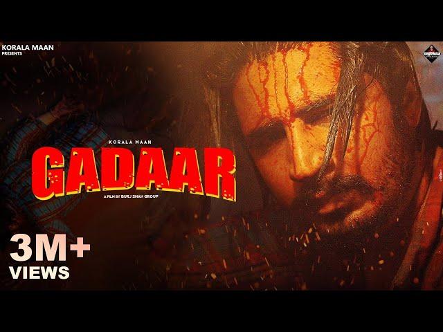 Gadaar (Official Music Video) Korala Maan | Munda Maana Da Album | Punjabi Song 2024