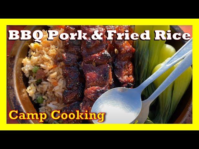 BBQ Pork & Fried Rice - Comfort food on the Firebox Freestyle