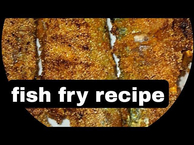 fish fry recipe ️rawa fish fry recipe️ how to make rawa fish  fry ️ rawa fish ko kaise banaye