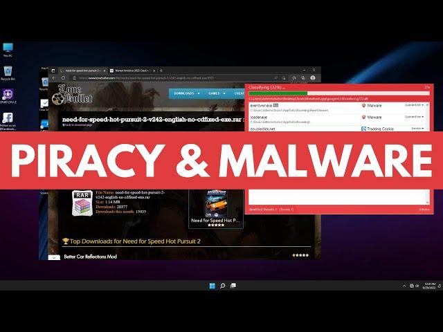 How risky is Piracy: Do cracks contain malware?