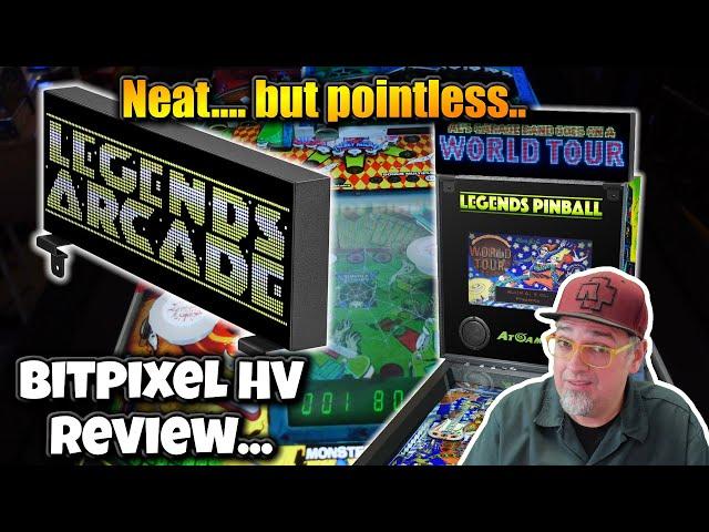 A NEW LED Arcade Marque! AtGames Bitpixel HV Review... Not What I Hoped For...