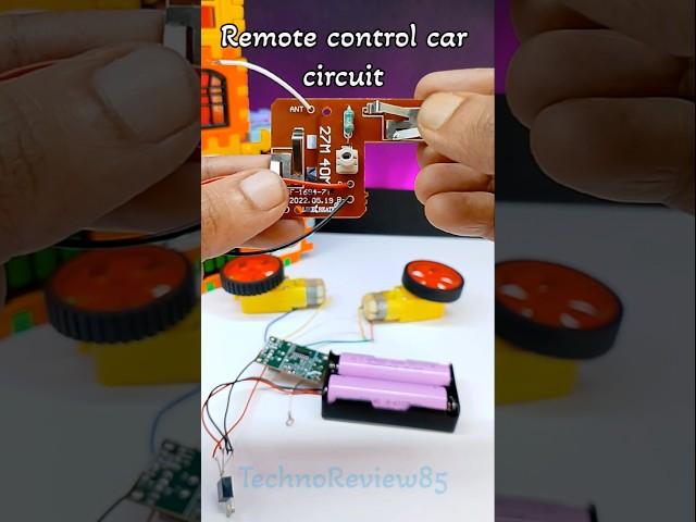 Rc car remote control transmitter and receiver circuit #technoreview85