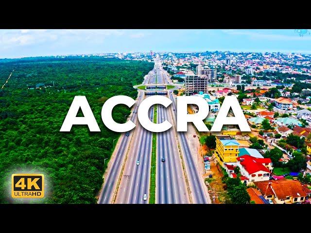 Accra Ghana Drone Footage 4K UHD | Africa Drone Footage 4k